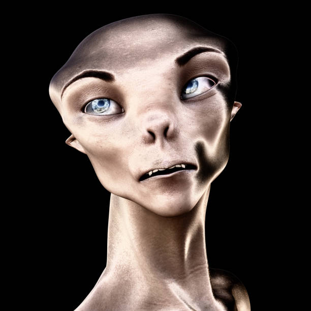 istock Digital 3D Illustration of a creepy Creature 883027340