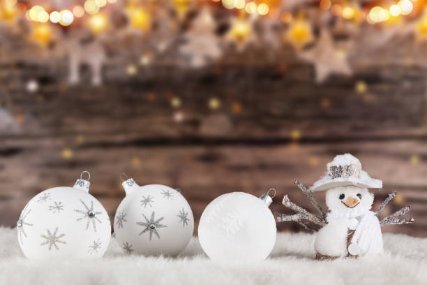 istock Christmas decoration on wooden background 883038452