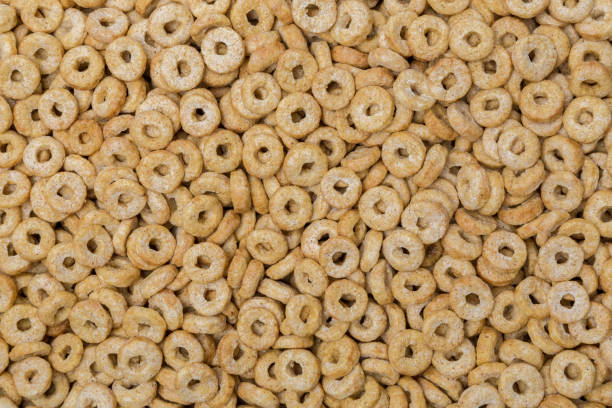 istock Oat rings macro detail background 883045948