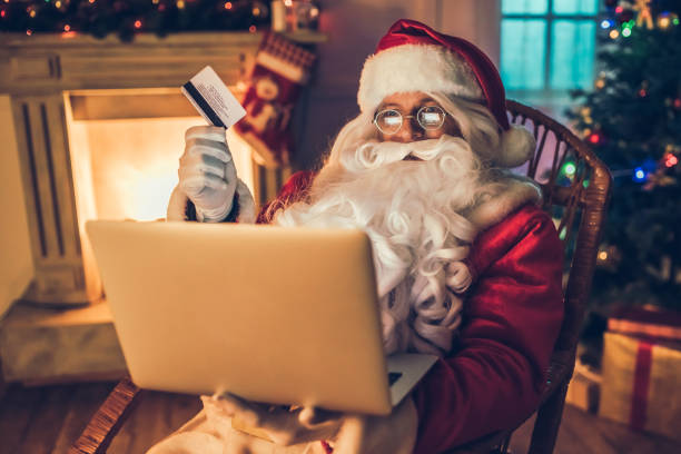 istock Santa Claus in his residence. 883049040