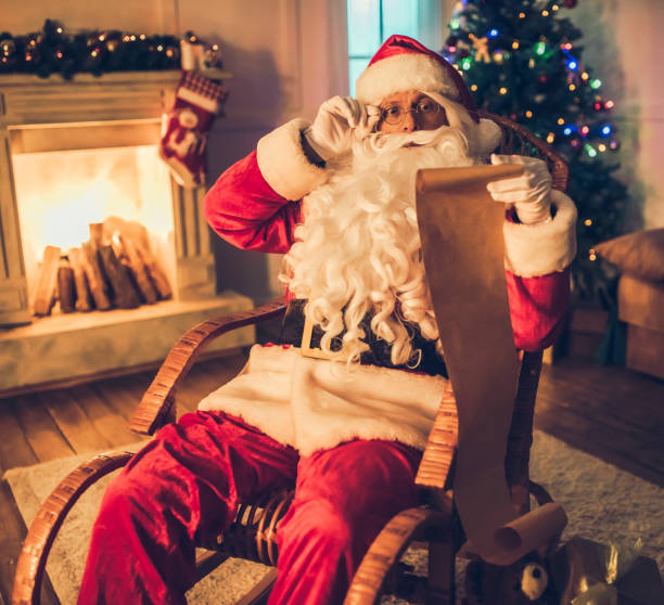 istock Santa Claus in his residence. 883049062