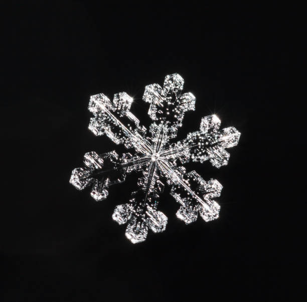 istock Macro of Big Snowflake 883058770