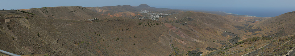 This is a viewpoint called Mirador de Haría, Lanzarote, Canary Islands, Spain. It was taken in august 5th, 2016.