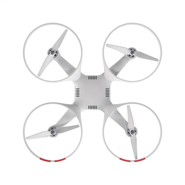 Flying drone 3d illustration Flying drone 3d illustration drone stock pictures, royalty-free photos & images