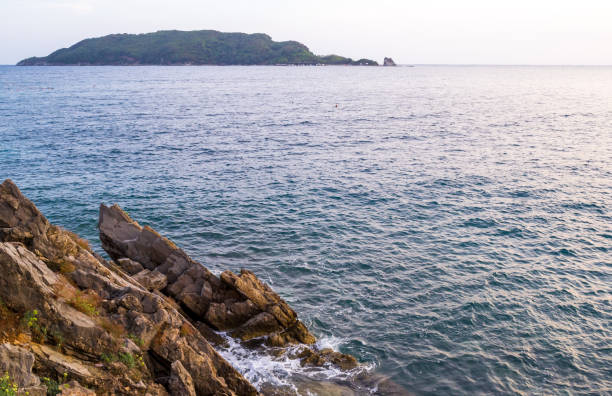 istock Sea view evening. Montenegro. Budva 883080456