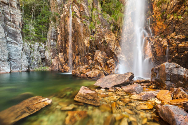 istock Parida Waterfall (Parida Waterfall) - Serra da Canastra National Park - Brazil 883088136