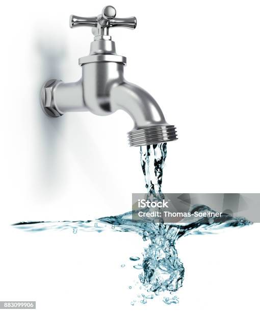 Water Tap Stock Photo - Download Image Now - Faucet, Water, Water Conservation