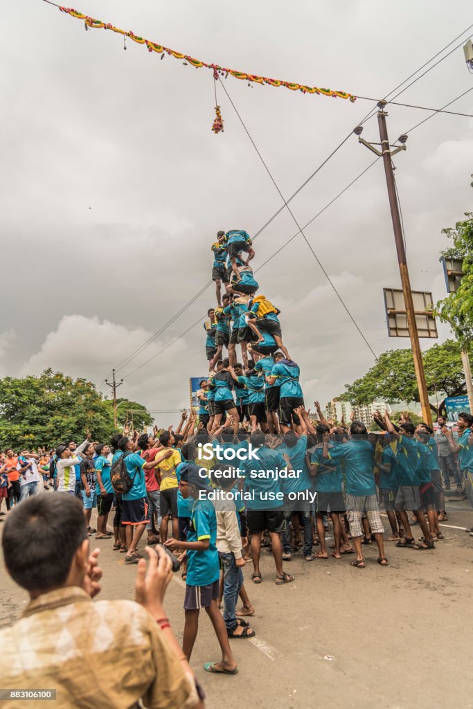 Perayaan Kelahiran Lord Krishna Disebut Gokul Ashtami Di India Foto Perayaan Kelahiran Lord Krishna Disebut Gokul Ashtami Di India Foto