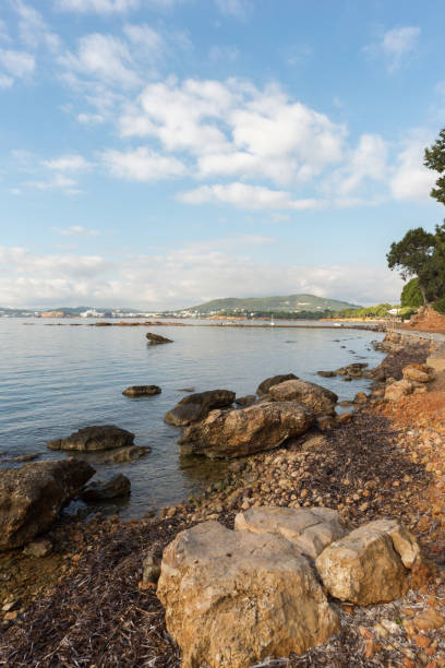 istock Cala Martina in Ibiza, Balearic Islands, Spain 883121556