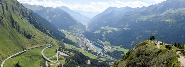 istock Valley Leventina from the road to the Gotthard Pass 883122222