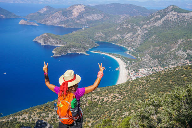 istock Walk on the way to antique Lycia. 883136384