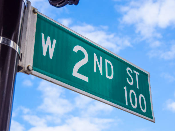 istock Street sign in Downtown Tulsa 883140480