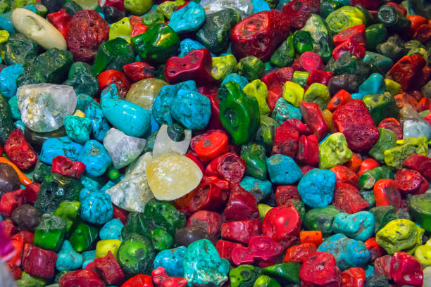 istock Various stones, minerals, gems. Natural background 883164386