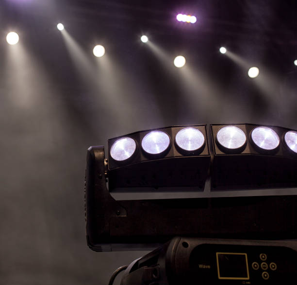 istock Light from the scene during the concert. 883166986