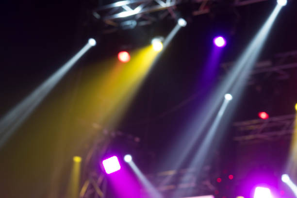 istock Light from the scene during the concert. 883174094