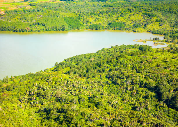 istock Aerial view of Mauritius island 883181296