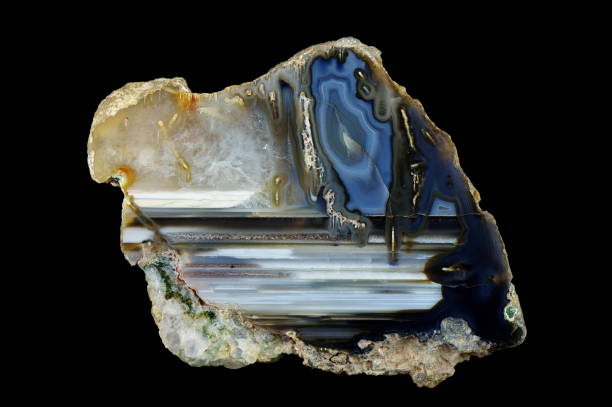 istock A cross section of the agate stone. 883181572