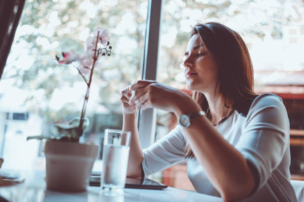 istock Comfortable Female at Home with First Coffee in the Morning 883182022