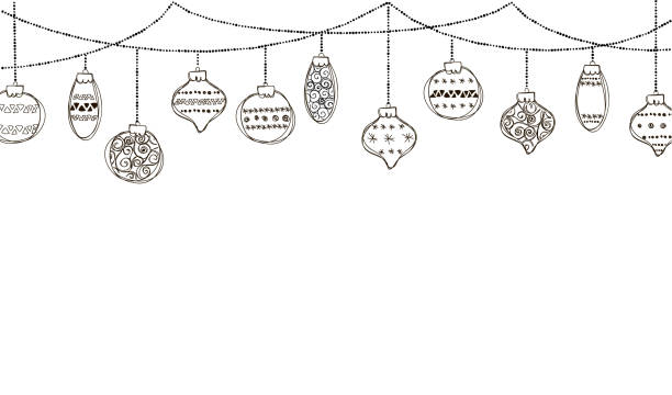 クリスマスのベクトル イラストのセット - パインログ州有林点のイラスト素材／クリップアート素材／マンガ素材／アイコン素材