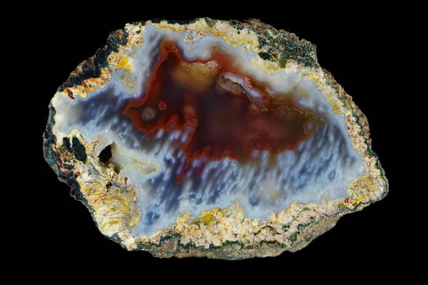 istock A cross section of the agate stone. 883185020