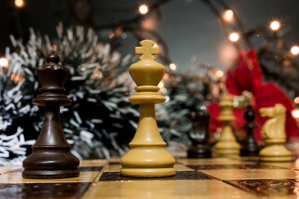istock Chess photographed on a chessboard 883185068
