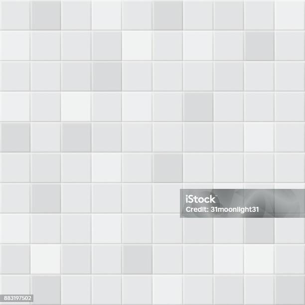 Background Of Tiles Stock Illustration - Download Image Now - Tiled Floor, Square - Composition, Backgrounds