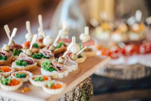 istock Misted decanter of vodka and traditional Ukrainian snack 883203598