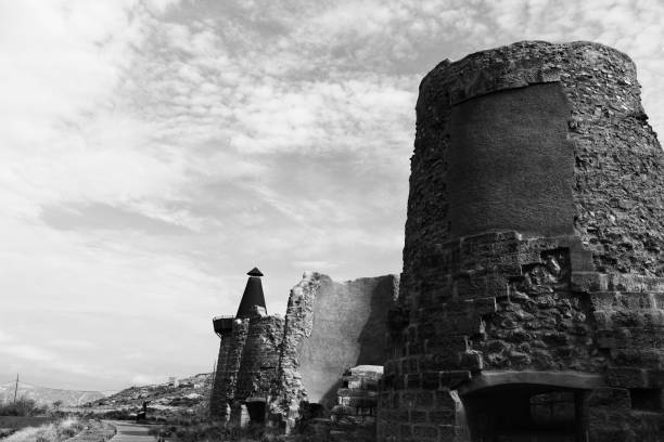 istock Old abandoned smelting furnace 883203884