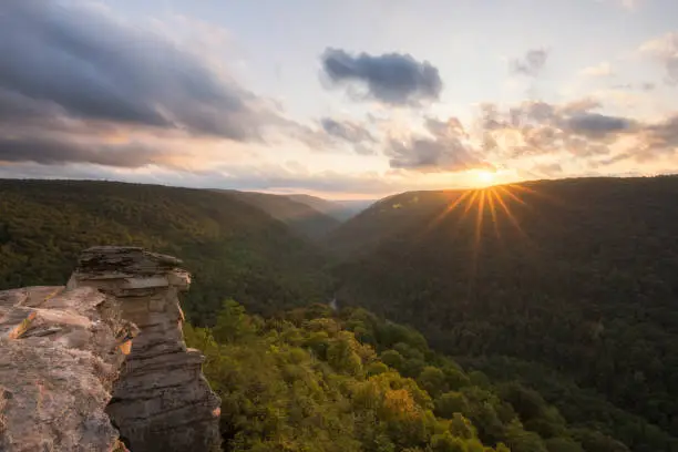 Photo of Edge of the cliff at Lindy Point in West Virginia