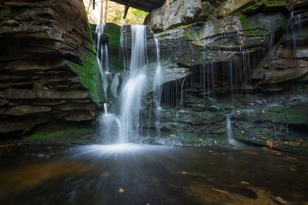 istock Elakala Falls in motion at Blackwater Falls State Park 883218588