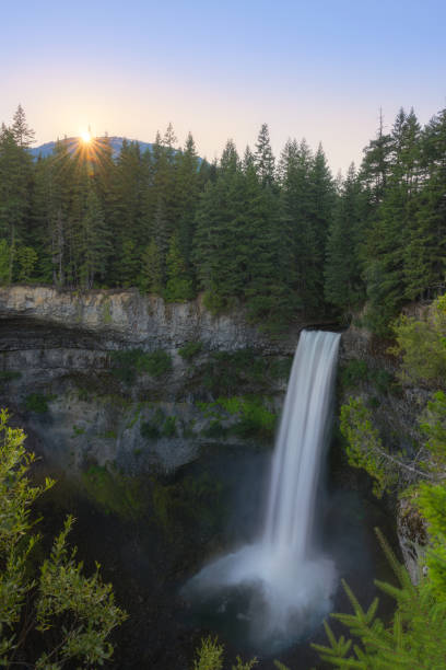 istock Brandywine Falls sunset at Whistler Canada 883218698