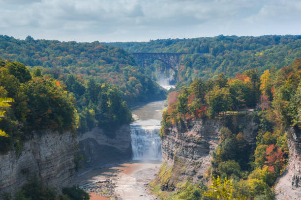 istock Letchworth State Park autumn colors 883218752