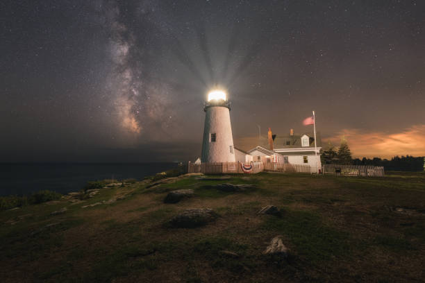 istock Pemaquid Point Lighthouse Milky Way Galaxy 883218778