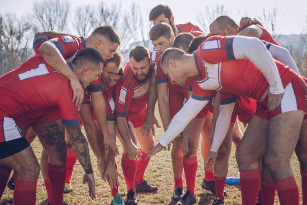 istock Players huddling during time out 883222810