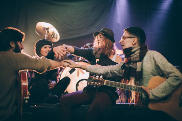 istock Band practicing in the club 883261790