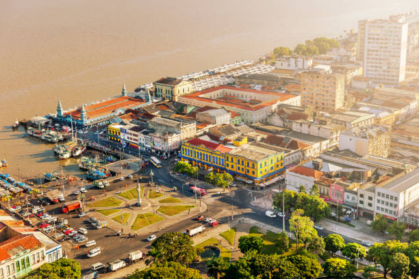 Belem, capital del estado de Pará - foto de stock