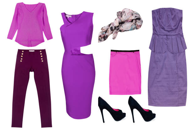 istock Collage,clothing isolated female. 883265180