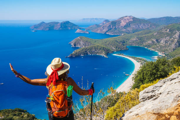 istock Walk on the way to antique Lycia. 883368480