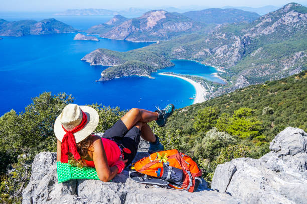 istock Walk on the way to antique Lycia. 883374434