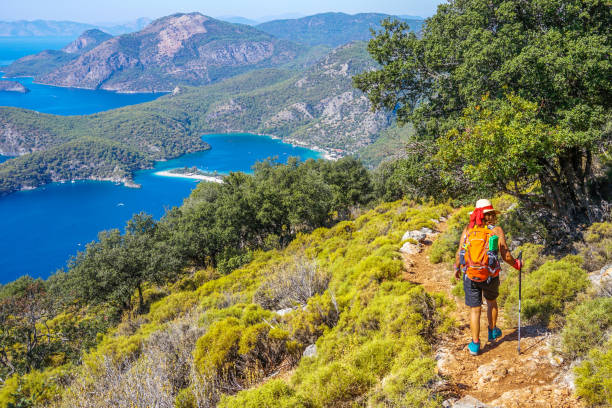 istock Walk on the way to antique Lycia. 883433972