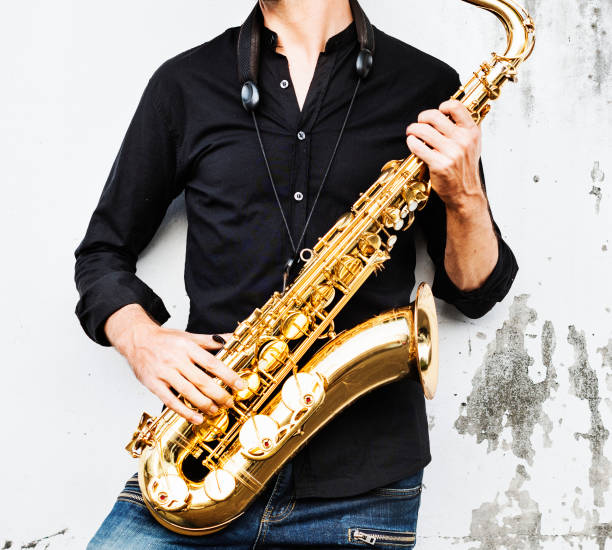 istock A musician with his saxophone 883441412