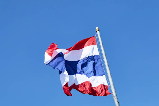 istock National flag of Thailand 883442452