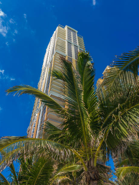 istock Residential or hotel building at tropical resort 883491210