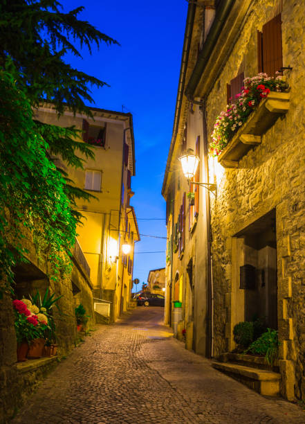 istock Evening streets of San Marino 883522092