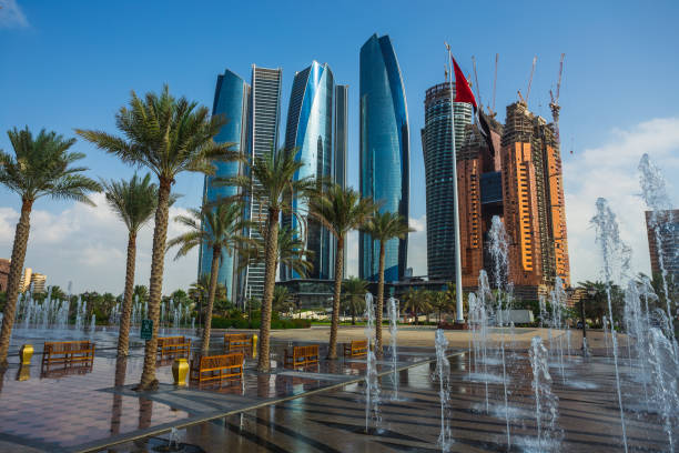 istock Skyscrapers in Abu Dhabi, UAE 883540324