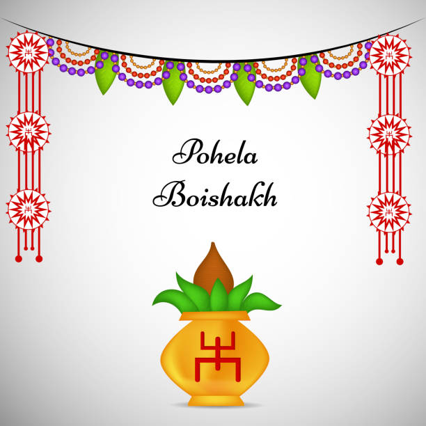 istock illustration of Bengali New Year Background 883545608