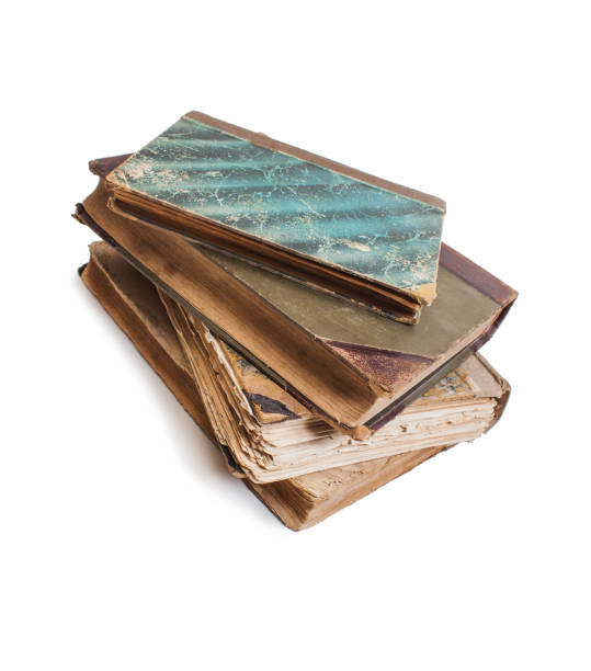 istock An old book with a crumpled sheet 883577718