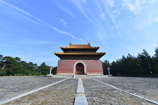 istock Ancient buildings in China 883613642