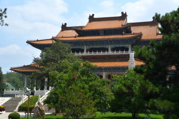 istock Jade Buddha palace, Anshan, Liaoning, China 883617478