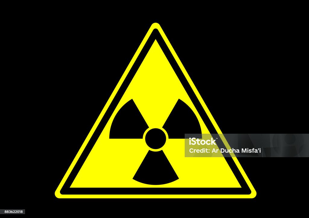 Radioactief materiaal - Royalty-free Apparatuur vectorkunst